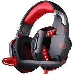 Klack Auriculares Klack® Para Ps4 Pc Xbox Móvil Universal Gaming Con Led Y Control De Volumen Rojo - T00311