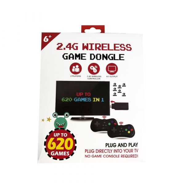 Klack consola retro mini classic dongle 620 juegos arcade t00880