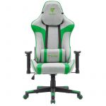 Cadeira Gaming Tempest Conquer Cinzenta/Verde Tecido Respirável