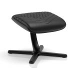Cadeira Gaming Noblechairs Apoio De Pés V2 Real Leather Preto - NBL-FR-RL-BLK