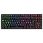 Sharkoon Skiller PureWriter TKL RGB Gaming Teclado black, US-Layout, Kailh Cho