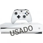 Microsoft Xbox One S 1TB Branca Usada sem caixa c/ Comando de Fios Compativel (inclui 5 jogos)