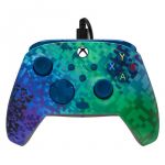 PDP Rematch Glitch Green com Cabo para Xbox X/S/One/PC