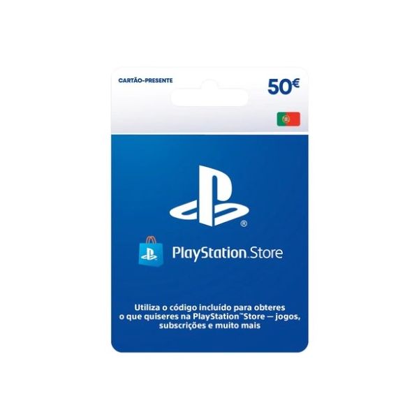 Cartões da PlayStation Store de 50,00 €