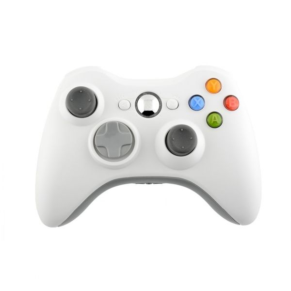Comando com fios para Xbox 360 microsoft (branco)