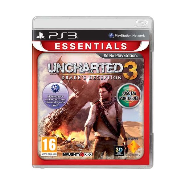 Jogo Uncharted 3 Ps3 Europeu Original