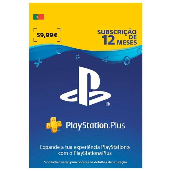 Cartão Playstation Plus 12 Meses (USA)