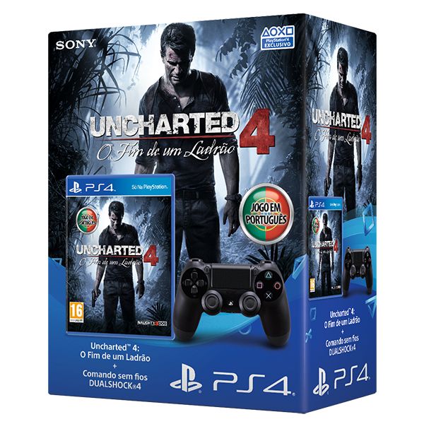 Uncharted 4 A Thief's End PS4 + DualShock 4 PS4